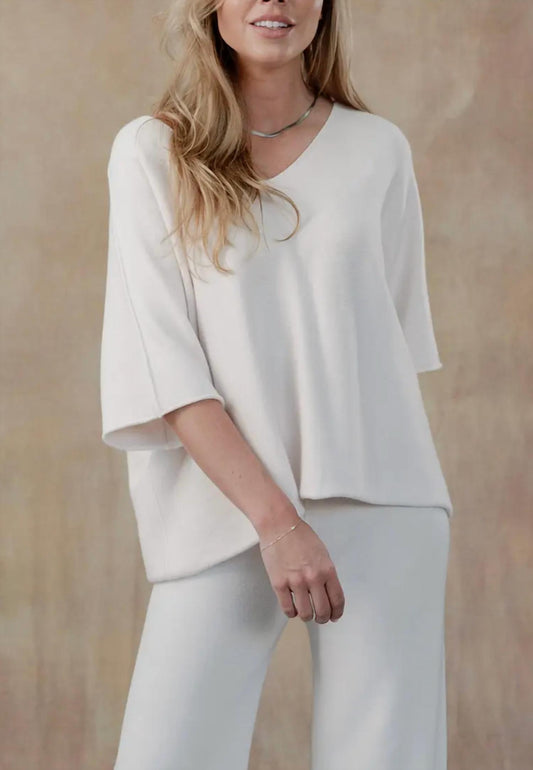 Cobblestone Living - Coletta Short Sleeve Sweater