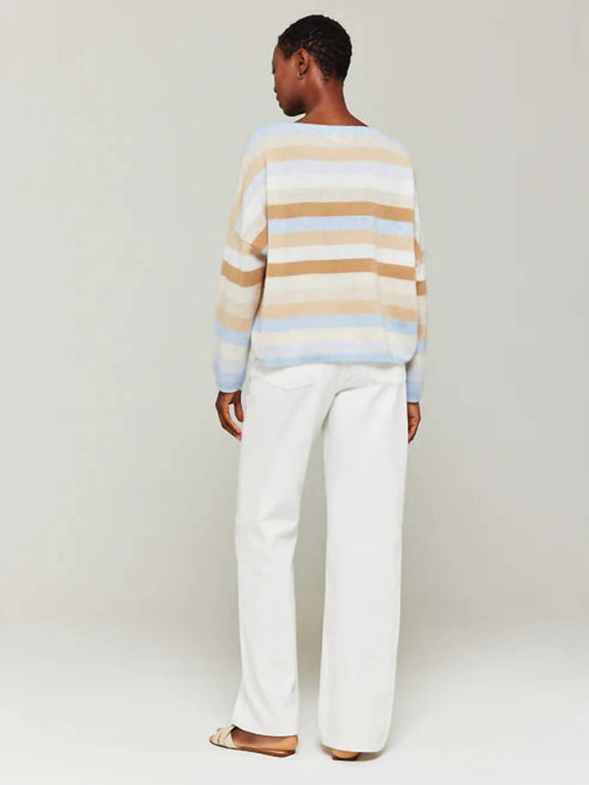 Brodie Cashmere - Doris Stripe Cashmere Sweater