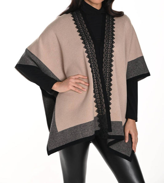 Frank Lyman - Poncho Style Knit Cover-up