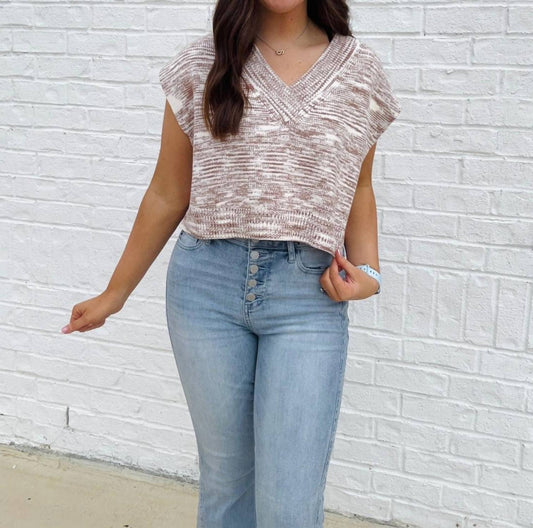 Day + Moon - Boxy Sweater Vest