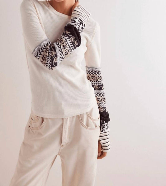 Free People - All In Cuff Tee