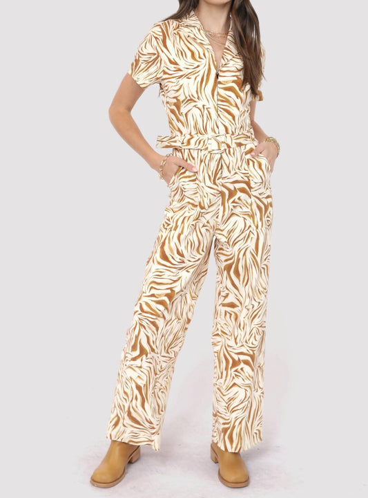 Sadie & Sage - Tiger Stripe Jumpsuit