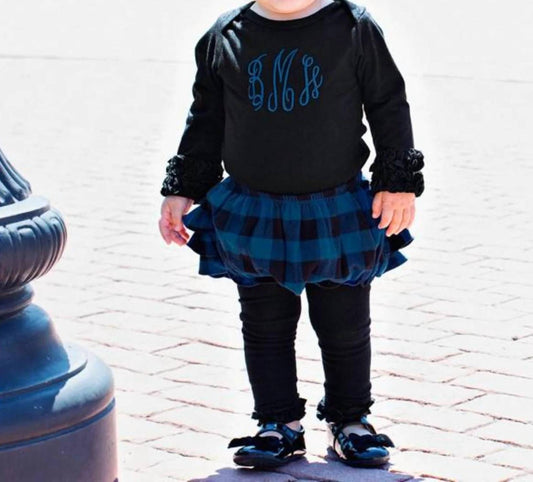 Rufflebutts - BABY GIRLS PLAID DIAPER COVER