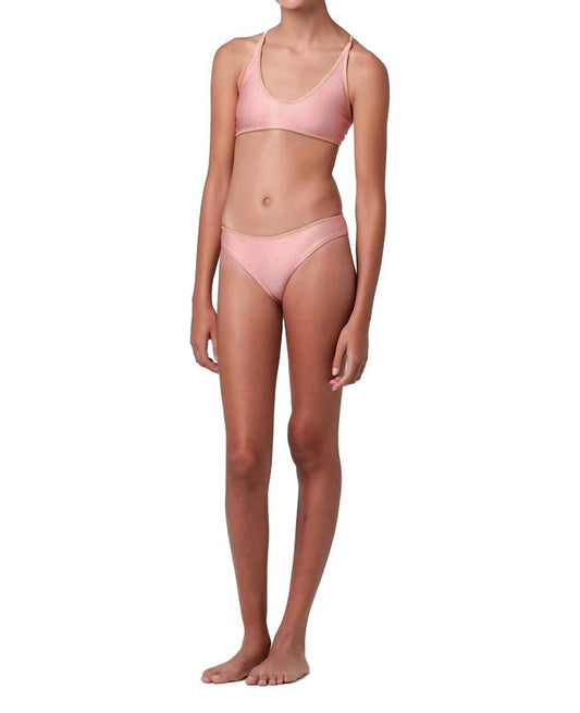 Submarine - Stitched - Rose Glitter Bikini Set