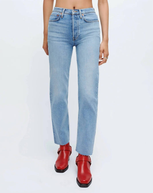 Re/Done - Women's 70's Stove Pipe Straight Jeans