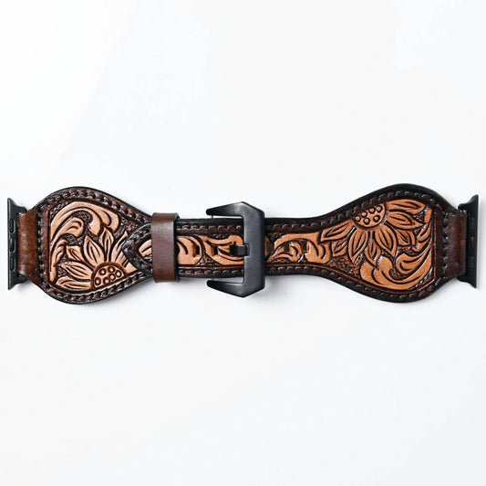 American Darling - Women's Leather Tooled Apple Watch Strap