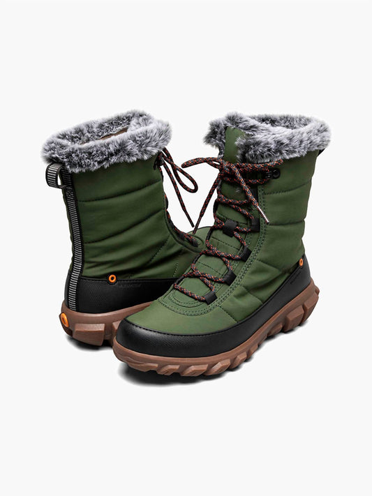 Bogs - Women's Cedar Quilt Lace Waterproof Boots