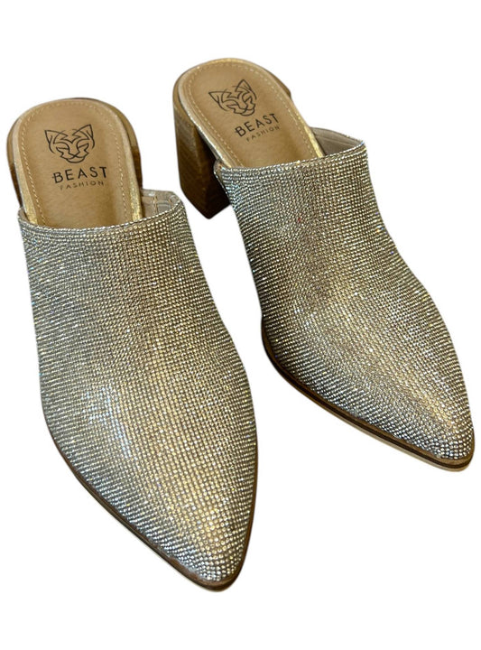 Beast Fashion - Women's Stephanie Rhinestone Mule