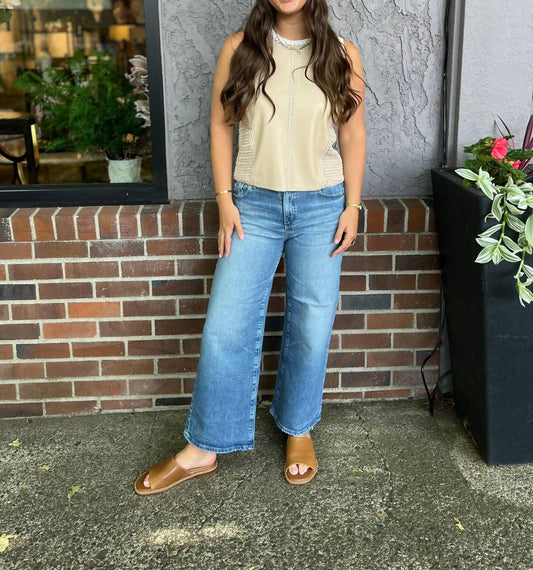 Ag Jeans - Saige Wide Leg Crop Jeans