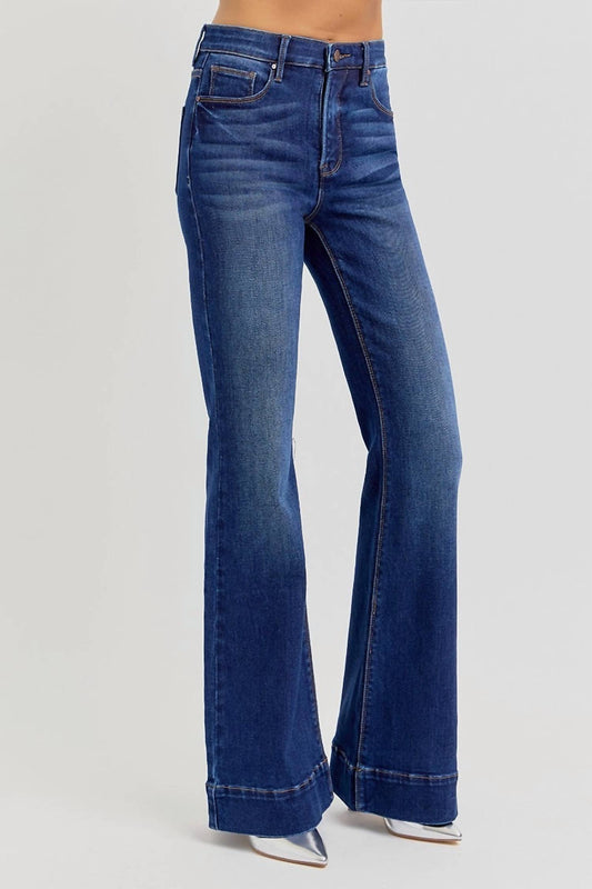 Risen - Tummy Control High Rise Flare Jeans