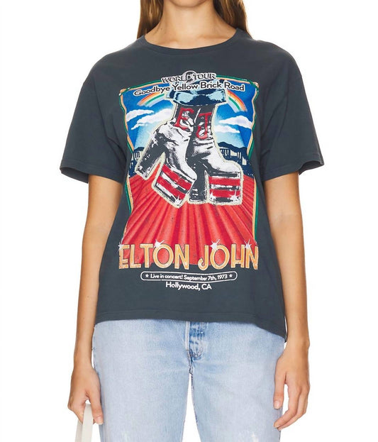 Daydreamer - Elton John Hollywood Boots Boyfriend Tee