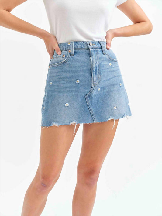 Daze - Malibu Mid Waist Studded Mini Skirt