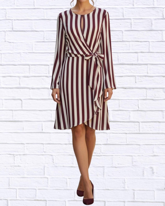 Diva Usa - Long Sleeve Wrap Dress