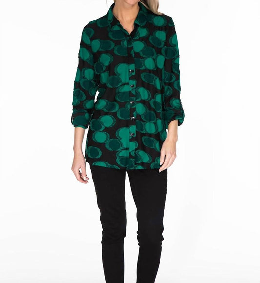 Multiples - Jacquard Knit Blouse