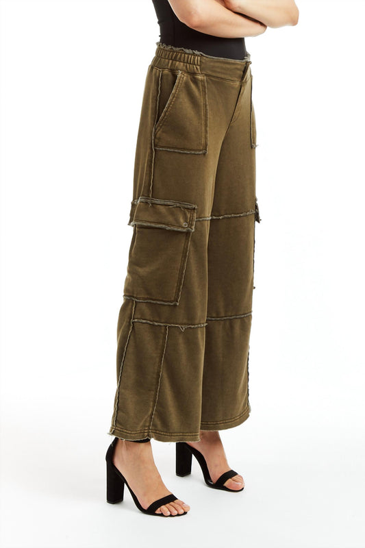 Tractr - Mid Rise Cargo Lounge Pant