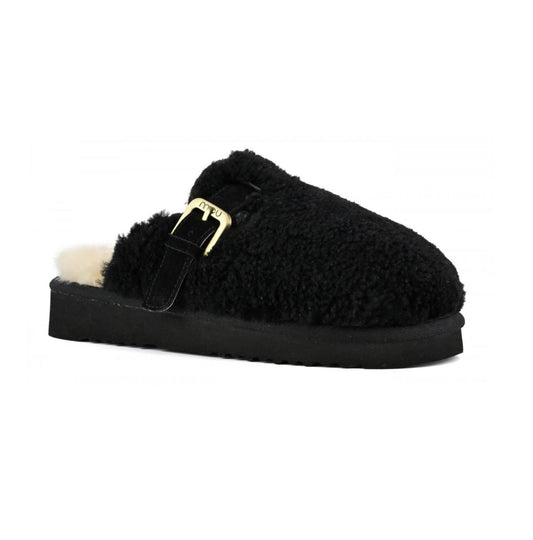 Mou - Women's Curly Sheepskin Eskimo Slippers