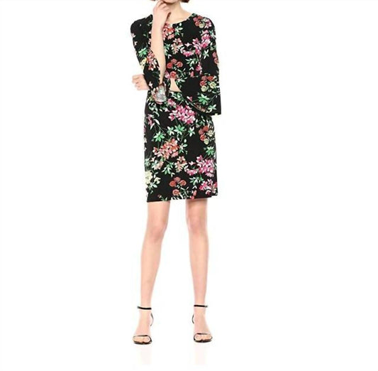 Tommy Hilfiger - Floral Print Bell Sleeve Dress