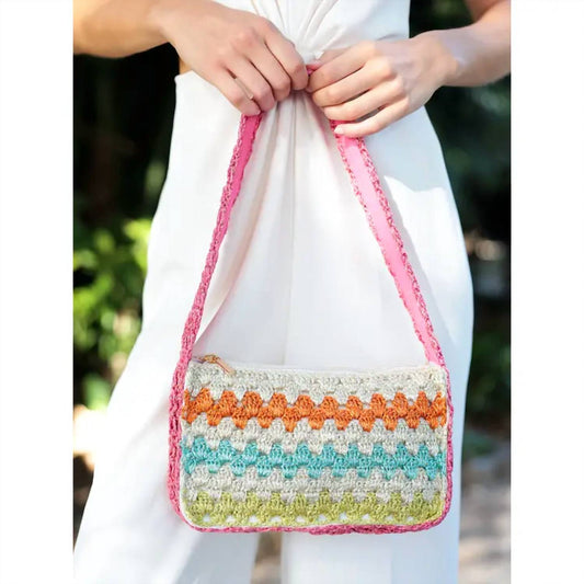 Shiraleah - Luna Crochet Shoulder Bag