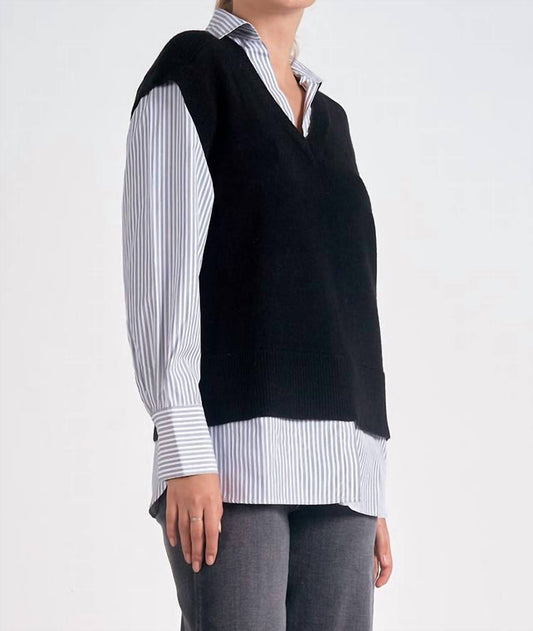 Elan - Essex Sweater Vest Top