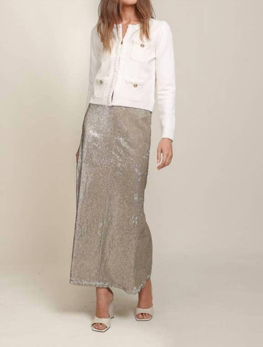 Line And Dot - Sequin Maxi Skirt