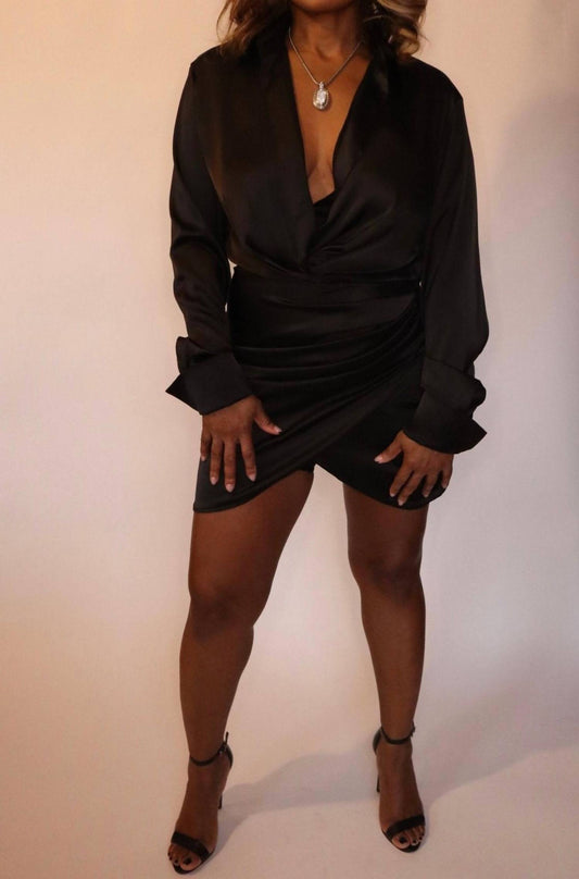 Luxxel - Isabella Mini Shirt Dress