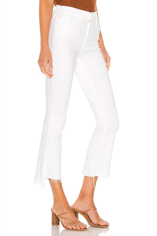 Mother - The Lil Insider Crop Step Fray Jeans
