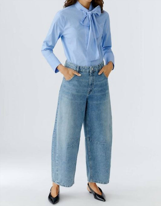 Oui - Women's Tie Blouse