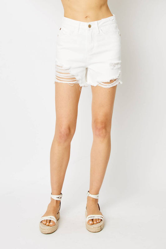 Judy Blue - High Rise Rigid Magic Cutoff Shorts