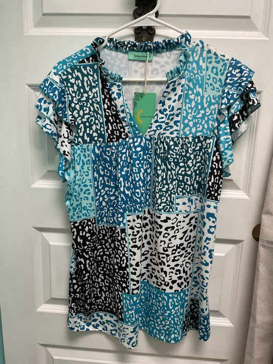 Sunshine & Rodeos - Women's Leopard Print Top