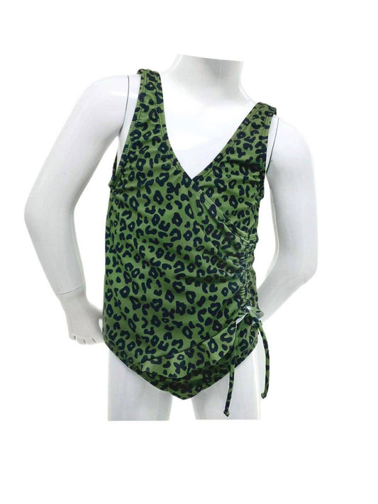 Marina West Swim - Girl's Wrap Lined Swimsuit One Piece