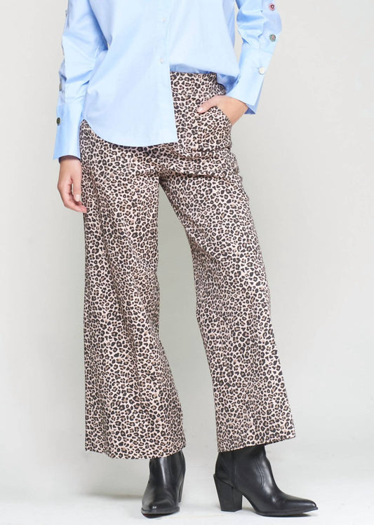 Vilagallo - Leopard Print Trousers