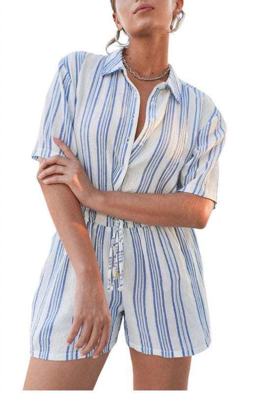 Debbie Katz - Sachi Striped Romper