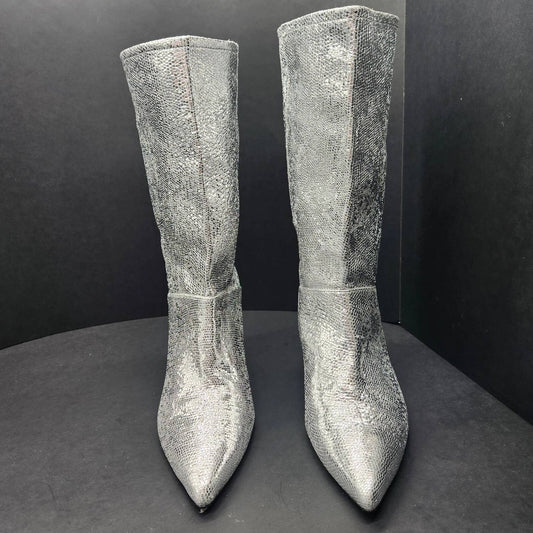 Allsaints - Women's Orlana Leather Shimmer Boots