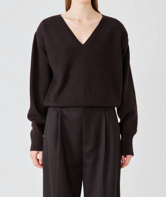 Sa Su Phi - Lavinia Vneck Lightweight Sweater