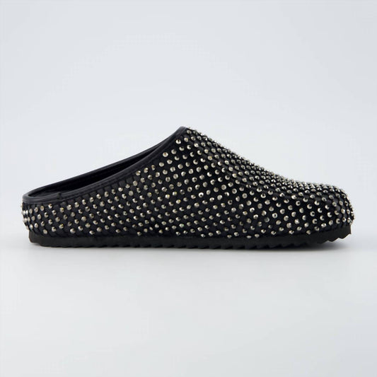 Cushionaire - Women's Shimmer Rhinestone Bling Footbed Clog