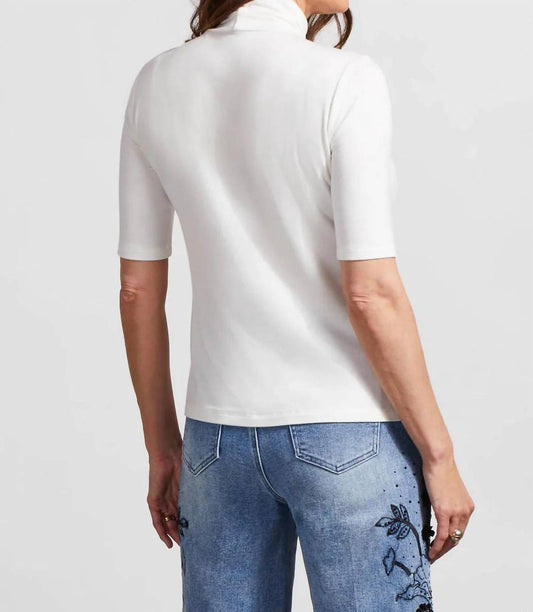 Tribal - French Terry Elbow Sleeve Top