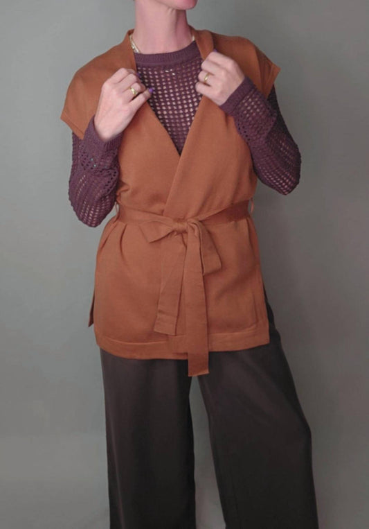 Pinch - Front Tie Blazer Vest