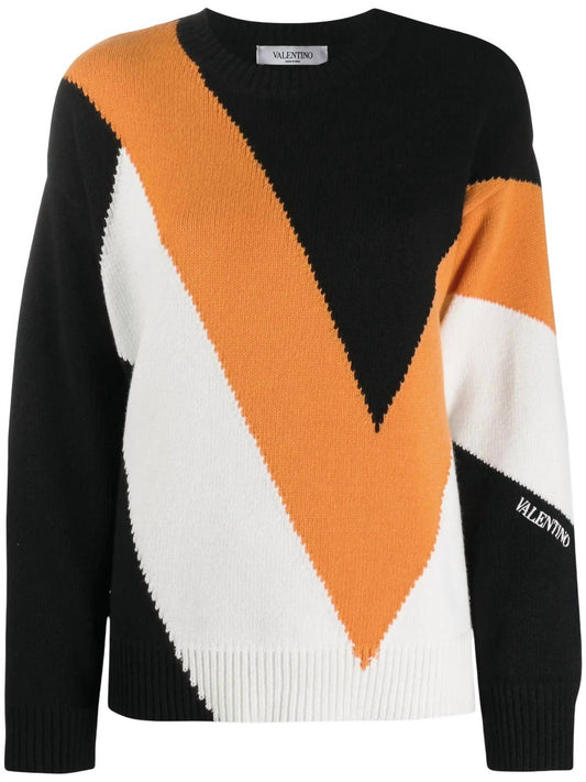 Valentino - Intarsia Knit Jumper