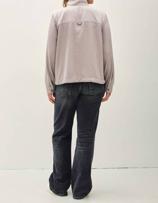 Be Cool - Cropped Utility Zipper Safari Jacket