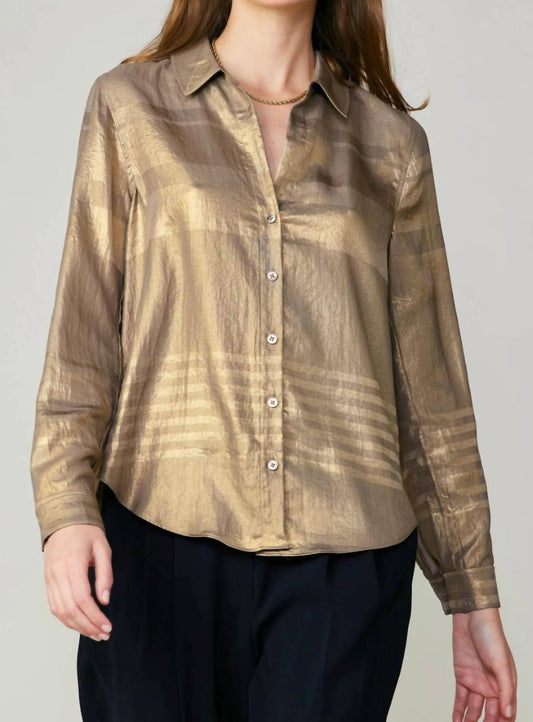 Current Air - Metallic Button-up Shirt