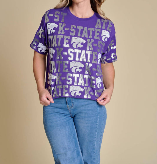 Stewart Simmons - The Sequin Repeat Tee Kansas State