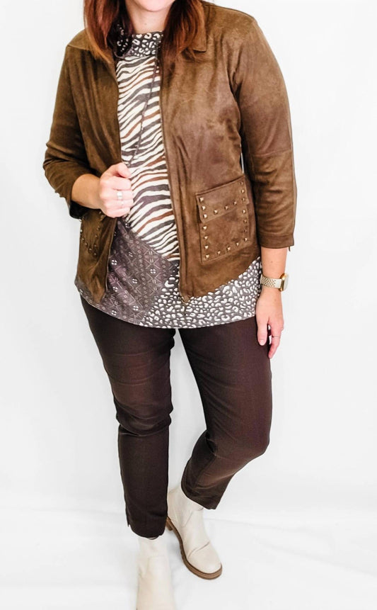 Multiples - Embellished Lined Jacket