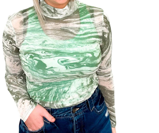 Hyfve - Wilder Than You Mesh Long Sleeve Top