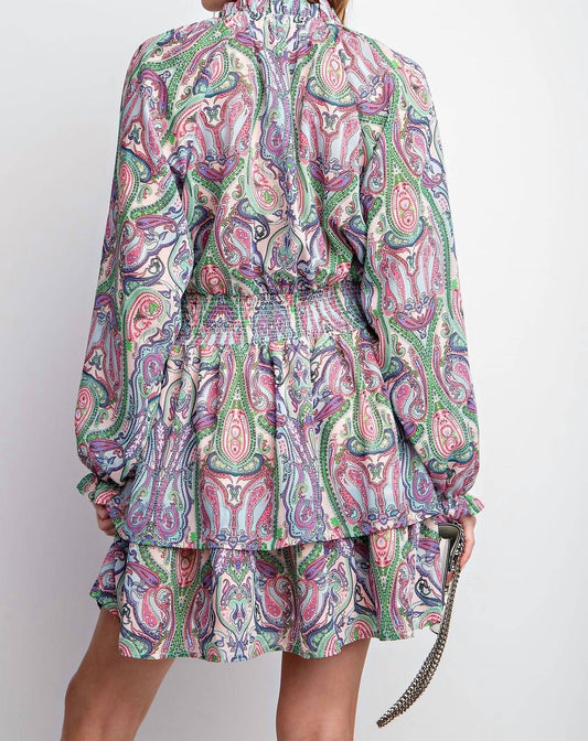 Easel - Chiffon Ruffle Dress