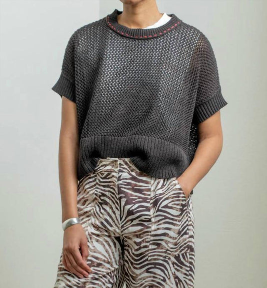Raquel Allegra - Miro Short-sleeve Pullover Top