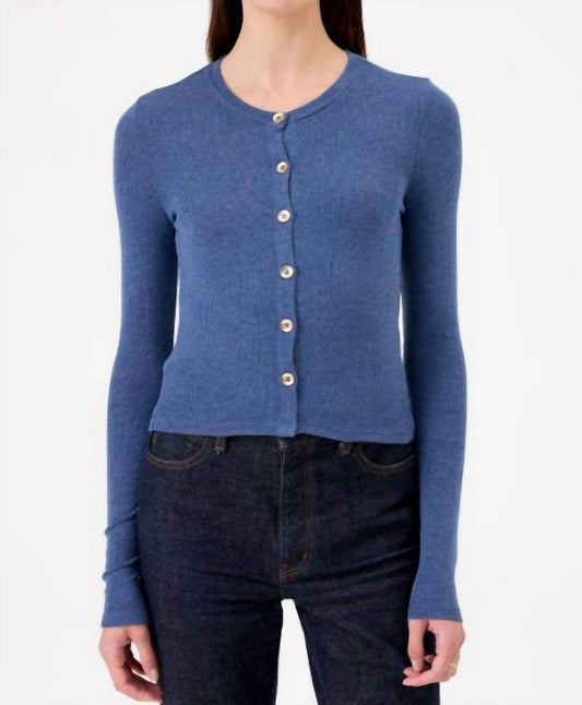 Goldie - Cropped Button Down Cardigan