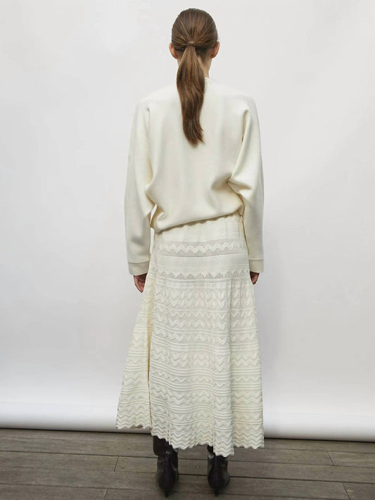 Molli - Dario Knit Scalloped Collar Sweater