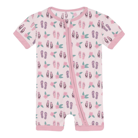 Kickee - Infant & Toddler Shorty Sleeper With Zipper