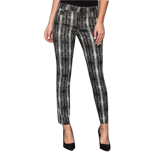 Joe'S Jeans - Super Chic Snake Print Skinny Ankle Pants