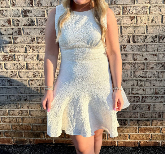 B.Right - Daytime Delights Floral Jacquard Mini Dress